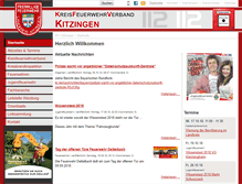 Tablet Screenshot of kfv-kitzingen.de